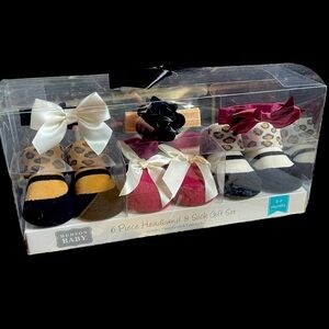 Hudson baby socks + headbands set